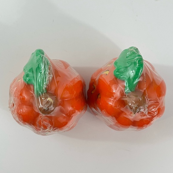 Vintage Halloween Russ Pumpkin Jack O Lantern JOL Candle NOS - Picture 3 of 6